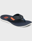 Reef Mens Santa Ana Flip Flops - Navy/White/Orange