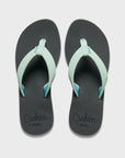 Reef Womens Cushion Breeze Flip Flops - Grey/Mint