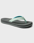 Reef Womens Cushion Breeze Flip Flops - Grey/Mint