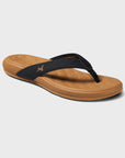 Reef Womens Cushion Harmony Flip Flops - Black/Tan - ManGo Surfing