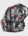 Roxy Shadow Swell Medium Backpack - Anthracite Wind Swept Floral - ManGo Surfing