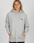 Rusty Womens Baseline Boyfriend Fleece Hoodie - Grey Heather