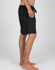 Rusty Mens Baseline Elastic 17" Trunk Shorts - Black