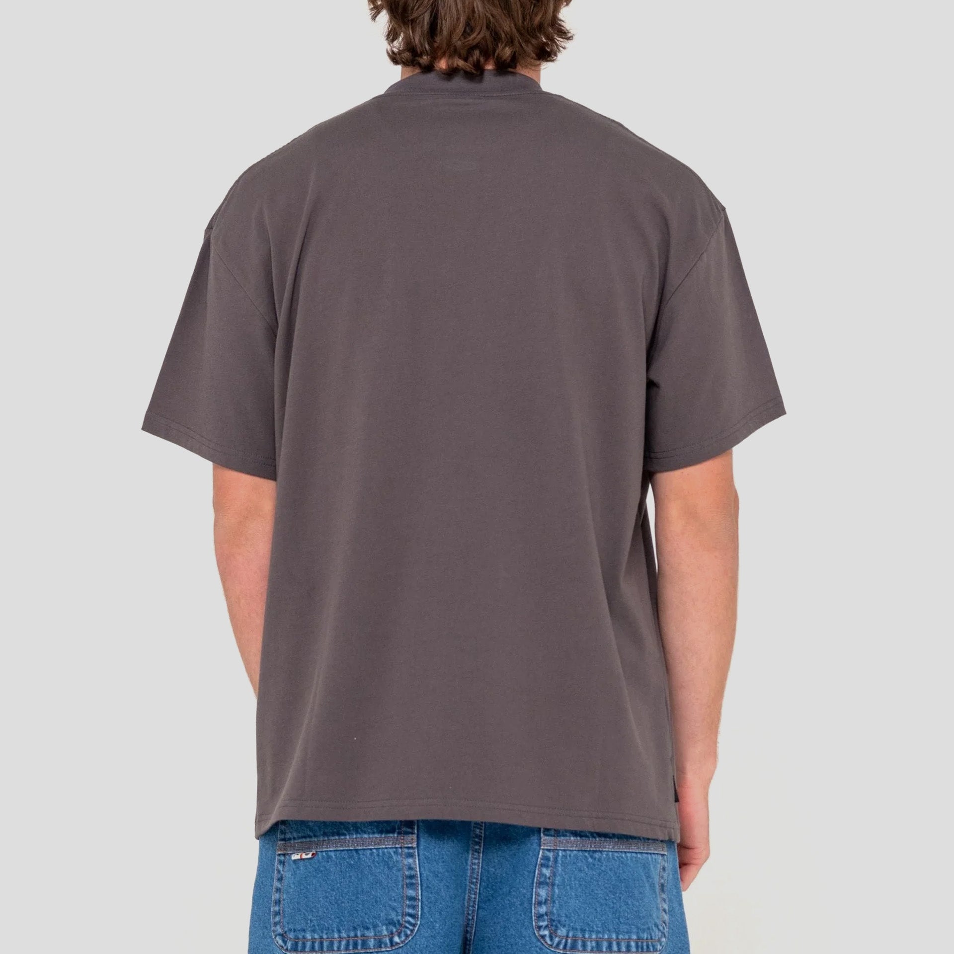 Rusty Flip Daddy Short Sleeve T-Shirt - Coal - ManGo Surfing