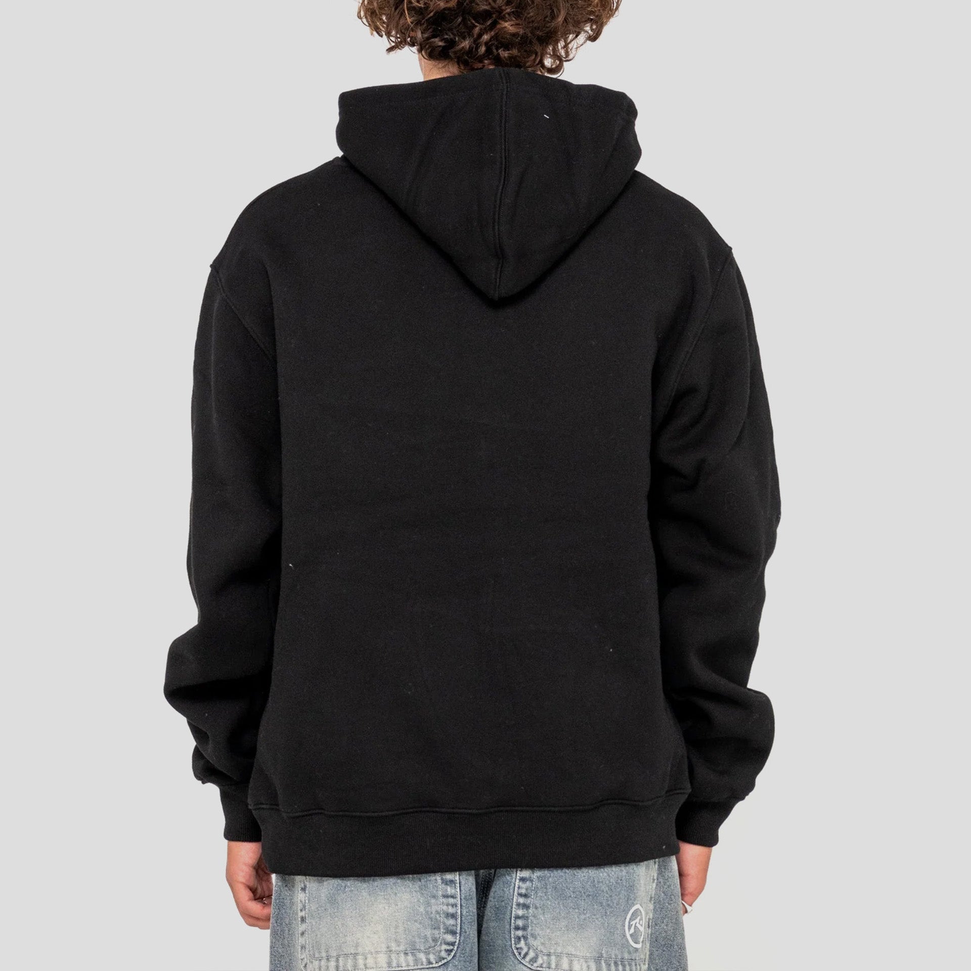 Rusty Internazionale Hooded Fleece - Black - ManGo Surfing
