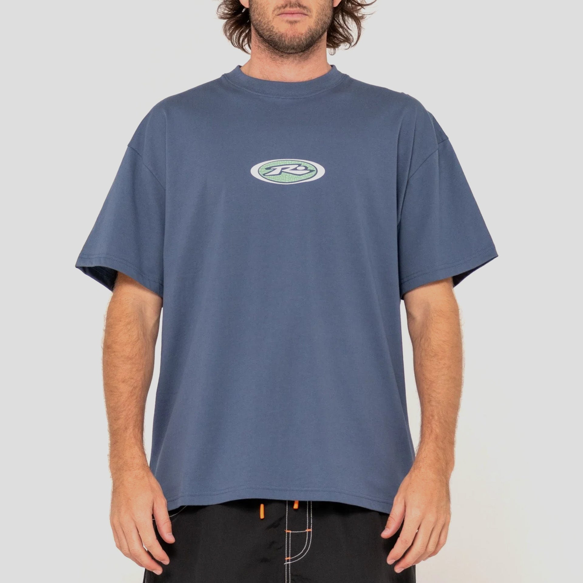Rusty Irie Eye T-Shirt - China Blue - ManGo Surfing