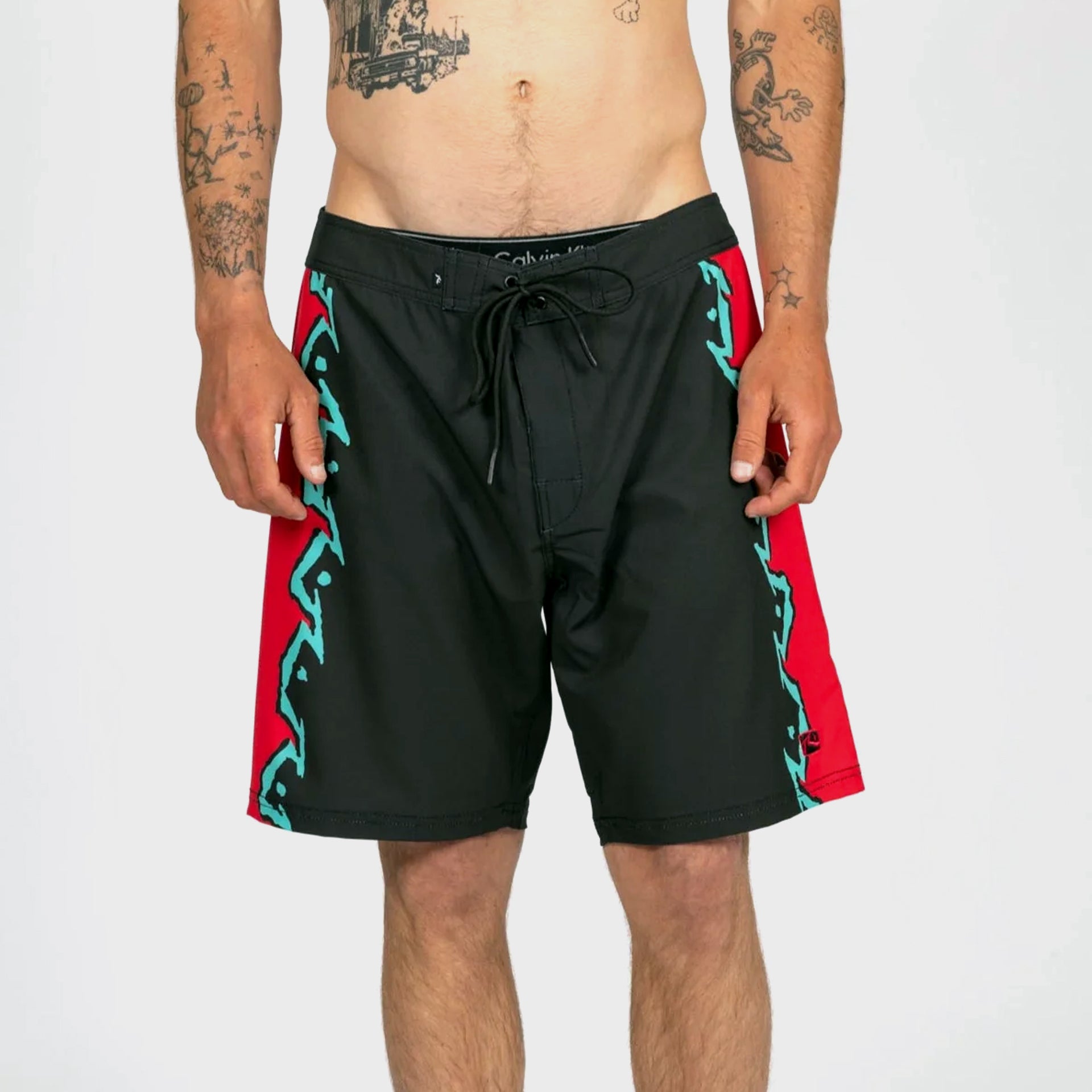 Rusty Mens Cascade Fixed Boardshorts - Black - ManGo Surfing
