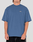 Rusty Registered Short Sleeve T-Shirt - China Blue