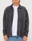 Rusty V8 Coup Cord Jacket - Coal - ManGo Surfing