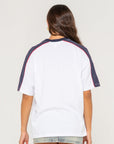 Rusty Womens Archived Shooter Oversize T-Shirt - White