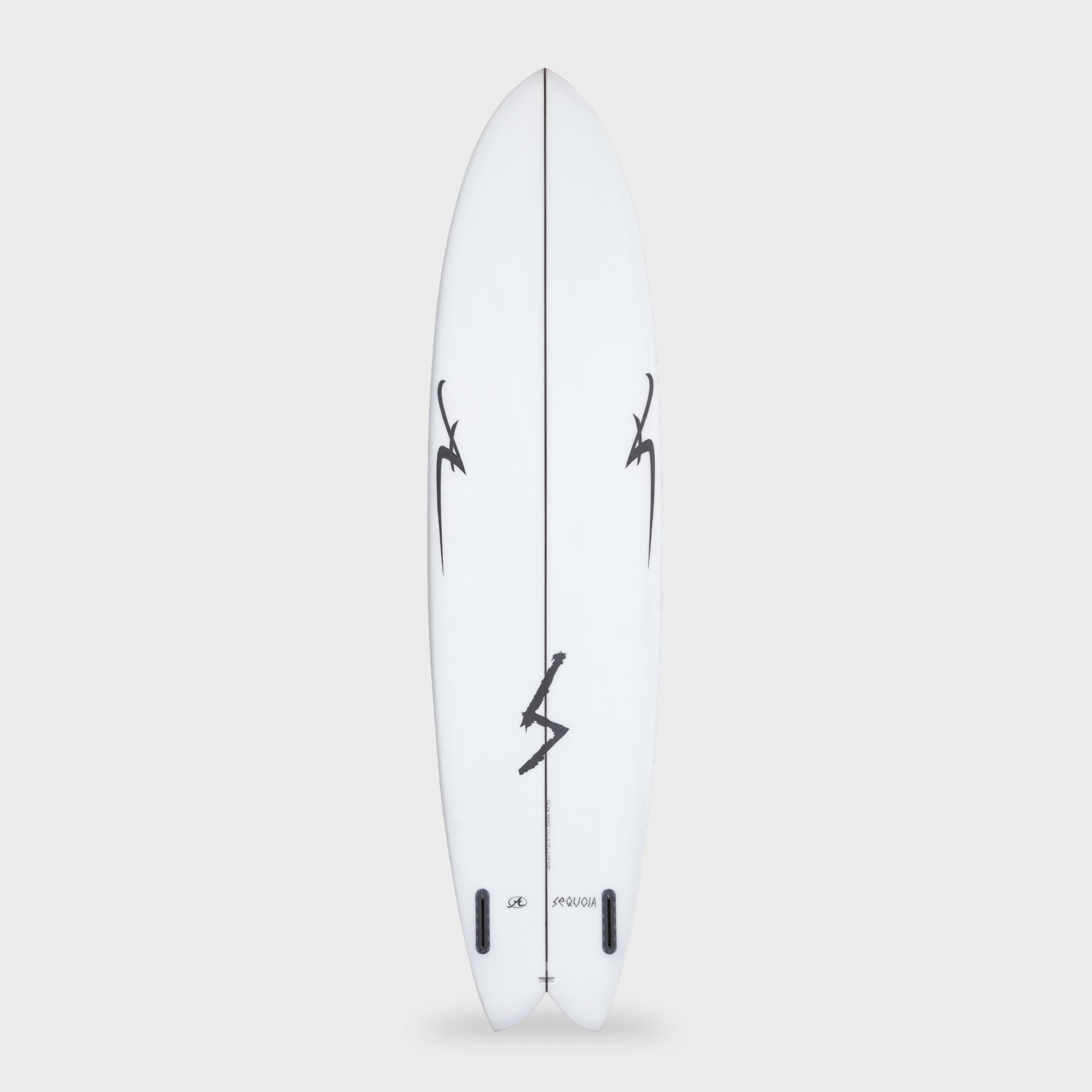 Aloha Sequoia Twin Peaks Modern Twin Fin Surfboard - Clear – ManGo