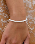 Pineapple Island Padangbai Puka Shell Bracelet - White