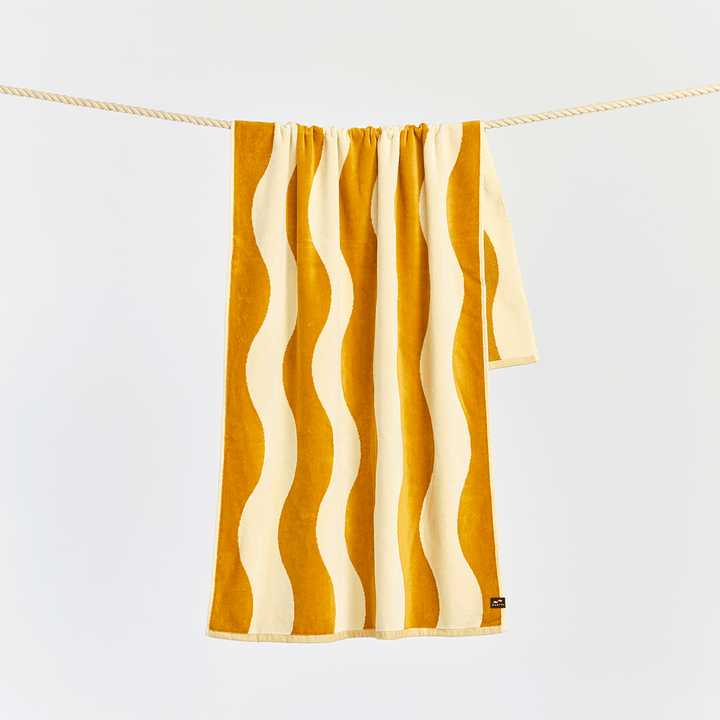 Slowtide Stripe Premium Woven Towel - Brush - ManGo Surfing