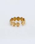Pineapple Island Seashell Ring - Gold