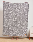 Slowtide Breakers Tapestry Blanket - White