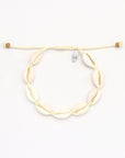 Pineapple Island Halcyon Turquoise and Shell Bracelet Trio Set - White/Turquoise/Multi