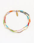 Pineapple Island Halcyon Turquoise and Shell Bracelet Trio Set - White/Turquoise/Multi