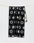 Slowtide Sunburn Premium Woven Towel - Black - ManGo Surfing
