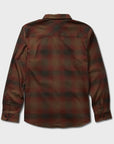 Salty Crew Mens Fathom Long Sleeve Tech Flannel Shirt - Burgundy - ManGo Surfing