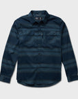 Salty Crew Mens Fathom Long Sleeve Tech Flannel Shirt - Dark Slate - ManGo Surfing