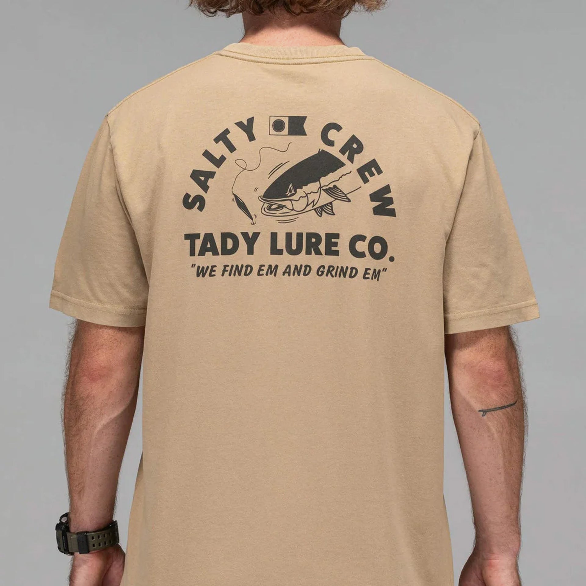 Salty Crew Mens Tady Classic Pocket T-Shirt - Pigment Straw - ManGo Surfing