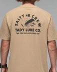 Salty Crew Mens Tady Classic Pocket T-Shirt - Pigment Straw - ManGo Surfing
