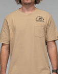 Salty Crew Mens Tady Classic Pocket T-Shirt - Pigment Straw - ManGo Surfing