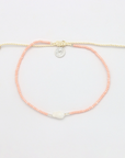 Pineapple Island Mauna Loa Shell Bracelet - Peach