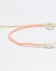 Pineapple Island Mauna Loa Shell Bracelet - Peach