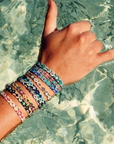 Pineapple Island Leme Surf Bracelet - Rose Gold/Multi