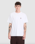 Volcom Mens Skidder Short Sleeve T-Shirt - White