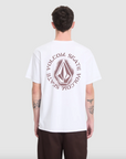 Volcom Mens Skidder Short Sleeve T-Shirt - White