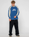 Rusty Mens Fade-R Long Sleeve T-Shirt - Atlantic Blue