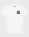 Sex Wax Word Fade Green T-Shirt - White - ManGo Surfing