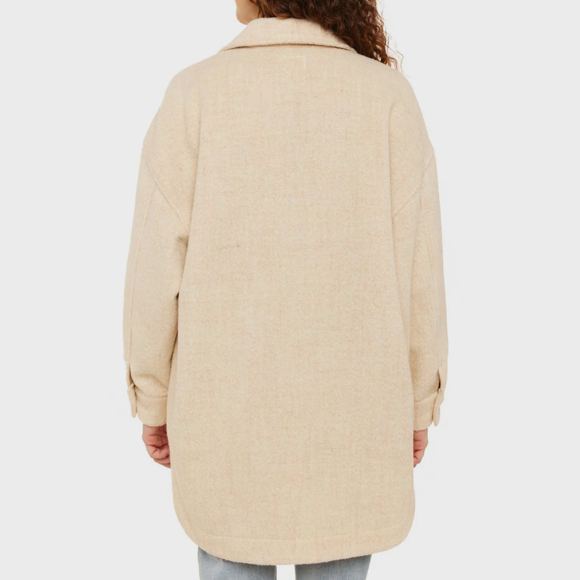 Sisstr Womens Misha Overshirt - Sea Salt - ManGo Surfing