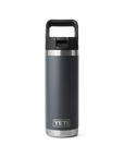 Yeti Rambler 18oz (532 ml) Straw Bottle - Charcoal