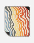 Slowtide Textured Waves Picnic Blanket - Multicoloured - ManGo Surfing