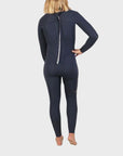 Sooruz FLY 3/2 Womens Back Zip Wetsuit - Navy - ManGo Surfing