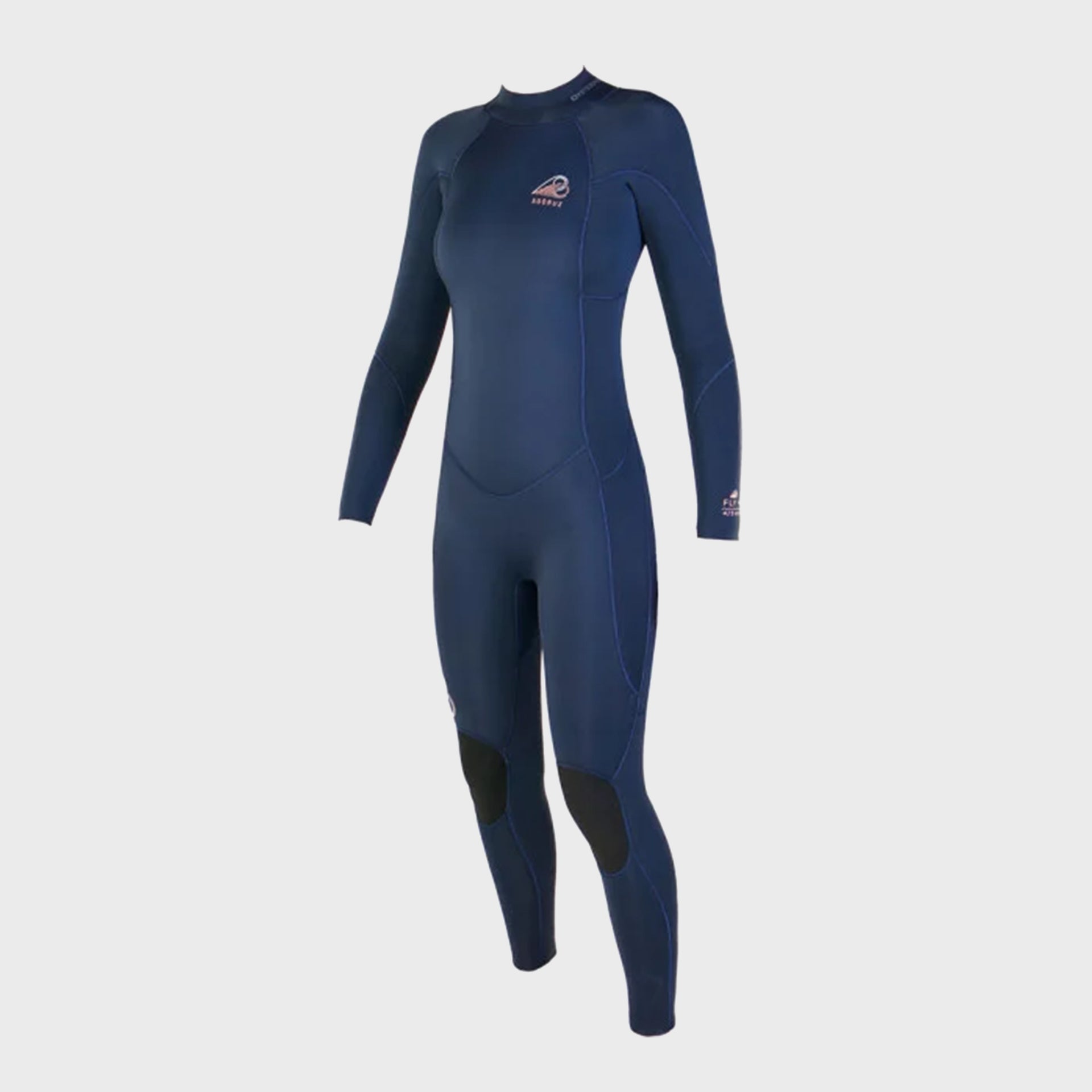 Sooruz FLY+ 4/3 Womens Back Zip Wetsuit - Navy - ManGo Surfing