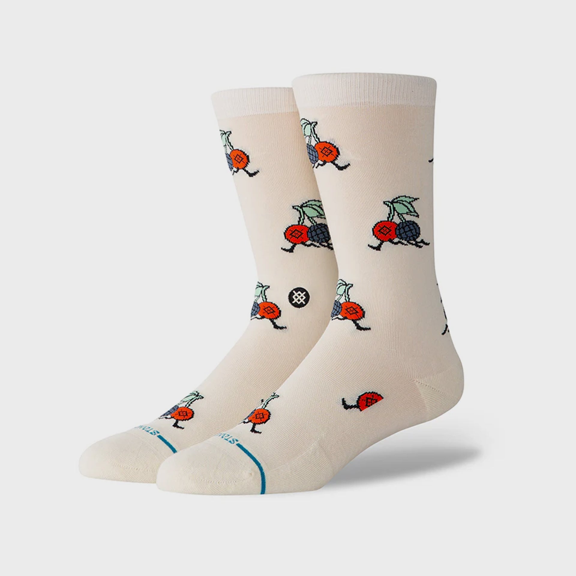 Stance Community Crew Socks - Ivory - ManGo Surfing