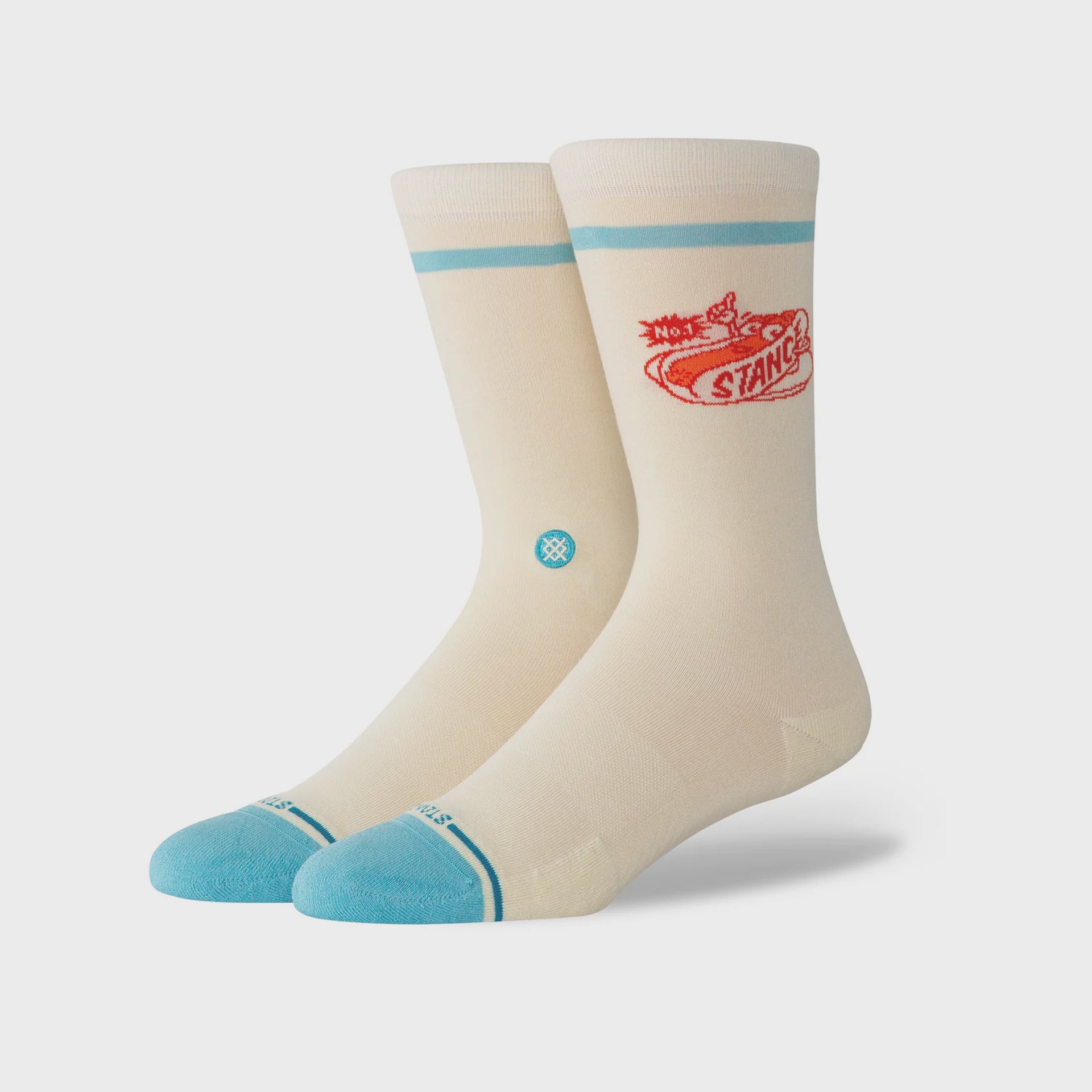 Stance Dog Crew Socks - Canvas - ManGo Surfing