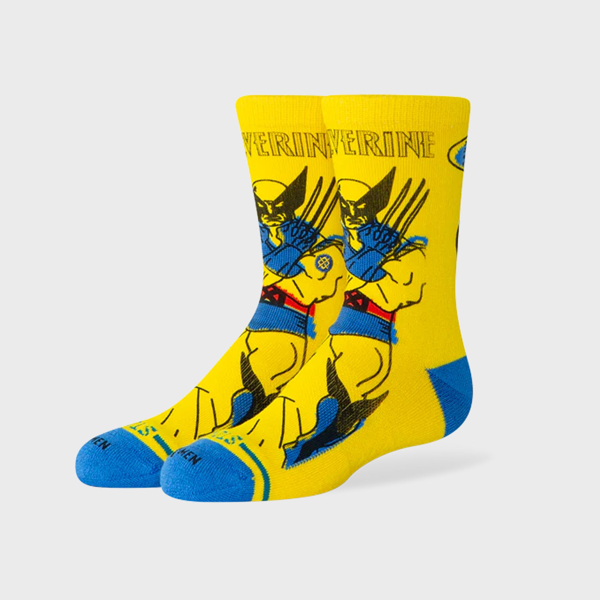 Stance Kids Wolverine Crew Socks - Yellow - ManGo Surfing