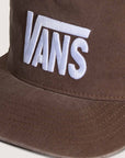 Vans Stretch Logo Snapback Hat - Vintage Cocoa