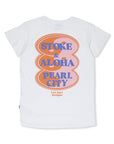 T&C Surf Designs Womens Oval Short Sleeve T-Shirt - White