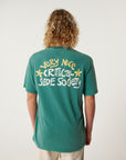 The Critical Slide Society Mens Very Nice T-Shirt - Dusty Green - ManGo Surfing