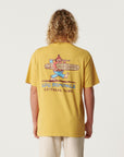 The Critical Slide Society Mens Logger T-Shirt - Mustard - ManGo Surfing