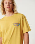 The Critical Slide Society Mens Logger T-Shirt - Mustard - ManGo Surfing