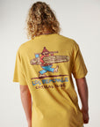 The Critical Slide Society Mens Logger T-Shirt - Mustard - ManGo Surfing