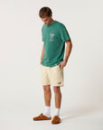 The Critical Slide Society Mens Daisy T-Shirt - Dusty Green - ManGo Surfing
