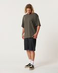 The Critical Slide Society Mens Jumbo Pocket T-Shirt - Asphalt - ManGo Surfing